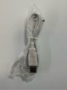 USB to DC Barrel power cable White Charging Cord new